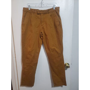 Kiabi Mens Size 42(Measure 34X30) Brown Slim Leg Chino Pants